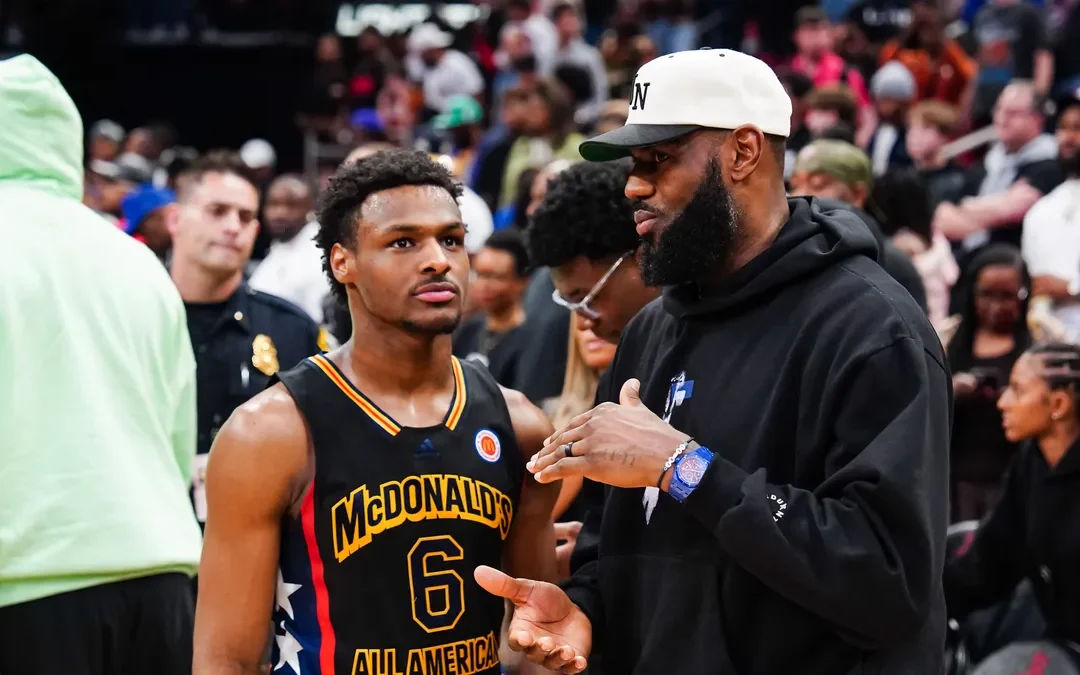 ¡Los Lakers Cumplen el Sueño de LeBron James! Seleccionan a Bronny en el Draft para Crear la Primera Dupla Padre-Hijo en la NBA