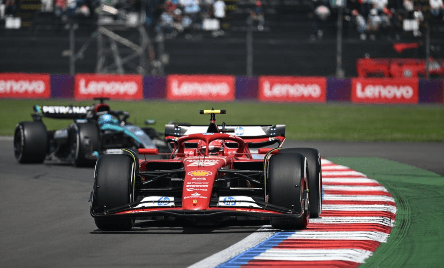 Carlos Sainz se corona en el GP de México y Ferrari celebra un doble podio