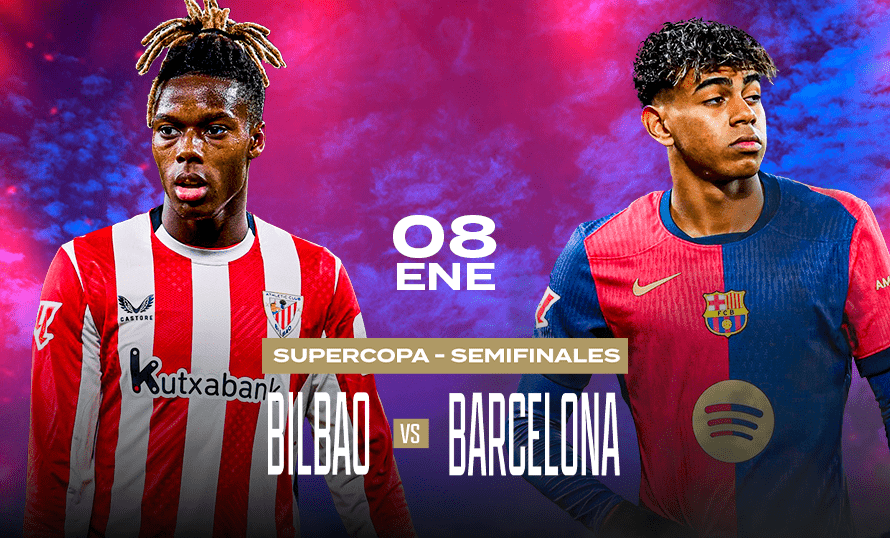 Athletic Bilbao vs. Barcelona: Todo listo para la batalla por un lugar en la final de la Supercopa de España 2025 ⚽️