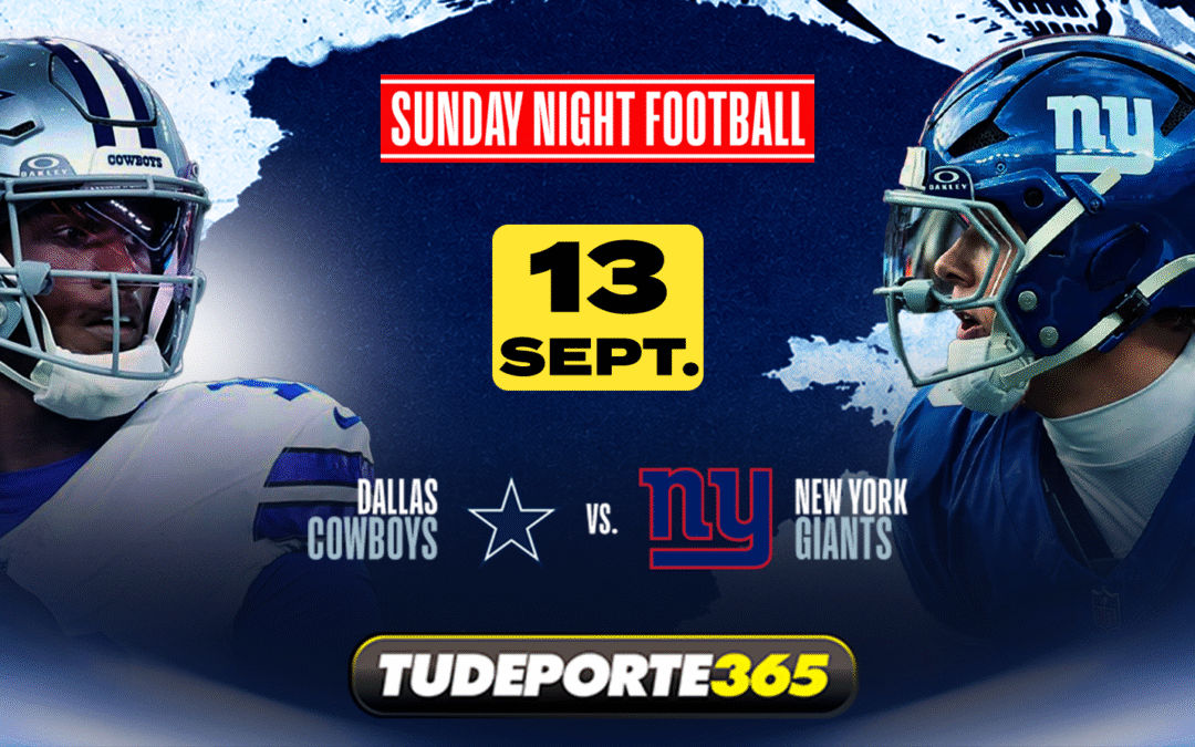 Cowboys vs Giants: clásico de la NFC Este en el Sunday Night Football